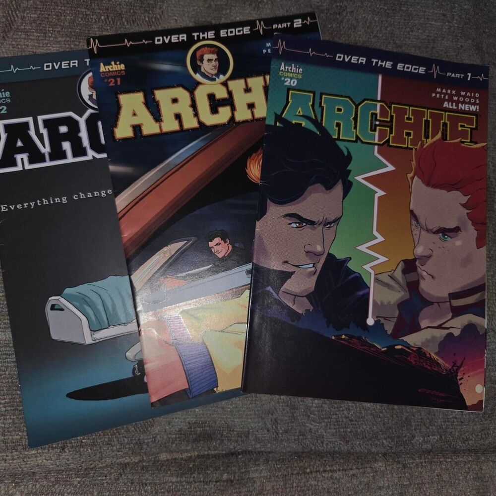 Archie Comics Over The Edge Complete Arc 20 21 22 Mark Waid Pete Woods Lot